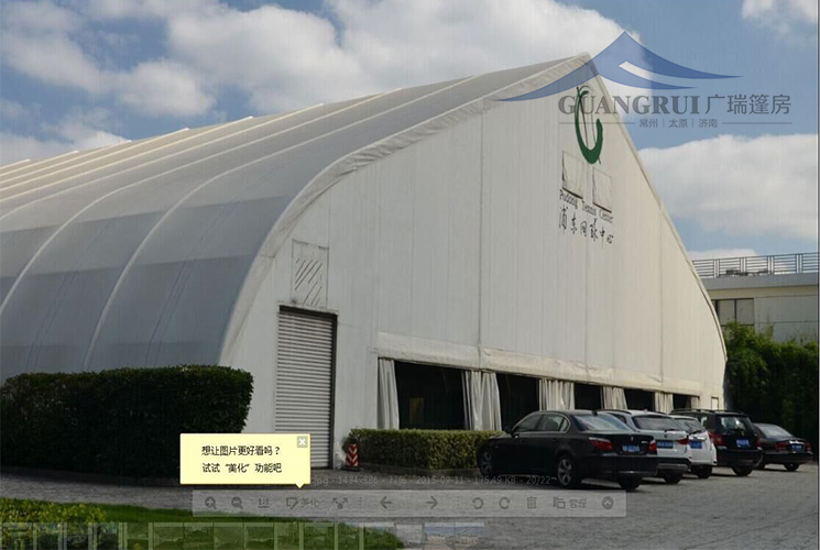 大型戶外鋁合金活動倉庫篷房30米跨度桃形飛機(jī)預(yù)備機(jī)庫篷房